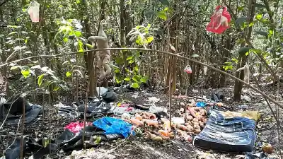 Recorría la reserva del Parque Regional Sur y encontró algo que no debería estar ahí