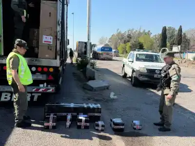 La encomienda que viajaba por la Ruta 9 escondía algo que Gendarmería no esperaba