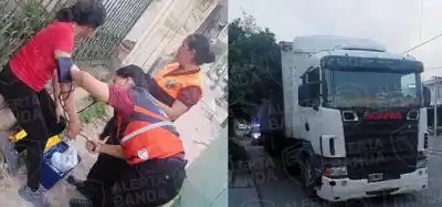 Una moto y un camión chocaron en La Banda: quién iba en el rodado menor