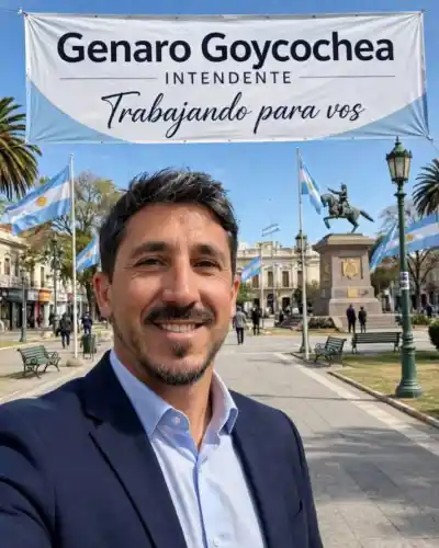 Se postuló como intendente con una foto hecha con IA y él mismo dejó una frase que descolocó a todos