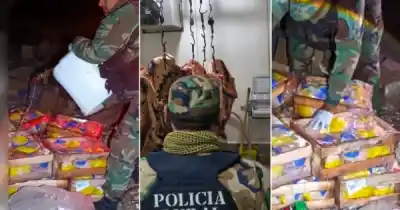 Policía Rural revisó las cámaras de un comercio y lo que había adentro no se podía vender