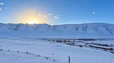 Tolar Grande amaneció bajo la nieve a días de la primavera: el video que sorprende a todos