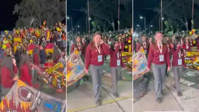 Meses de trabajo en secreto y un estallido de llanto: el debut que hizo vibrar a todo un colegio