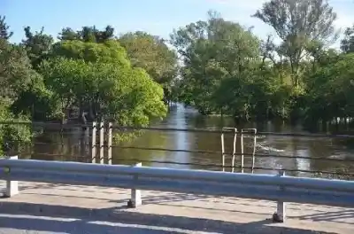 Se metió al río Luján y la corriente no lo dejó salir: dos policías se tiraron detrás de él