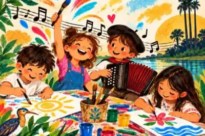 El taller de chamamé para chicos que se llena de música este domingo en Corrientes