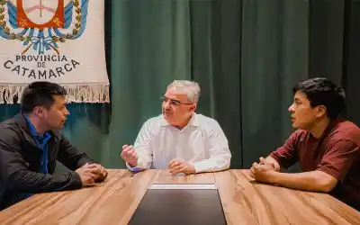 Jalil se sentó con los caciques de El Tolar y Chistín: el camino que todos esperaban y la obra que aún no tiene fecha