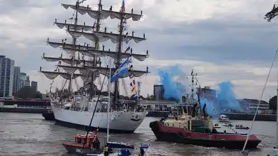 Volvió a casa la Fragata Libertad: los dos catamarqueños que viajaron a bordo