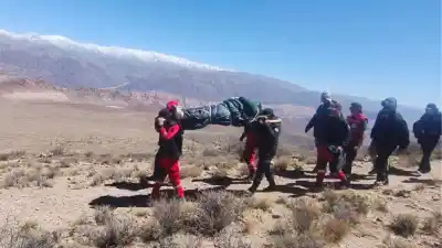 El descenso de la Virgen de Sixilera se tiñó de drama: un peregrino quedó atrapado en la montaña