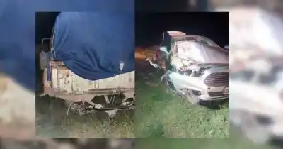 Un choque en la ruta dejó a dos vehículos fuera de la calzada: el inesperado desenlace que sorprendió a todos