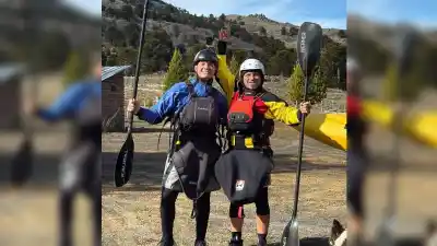 Dos amigos de Villa Pehuenia van a cruzar el país en kayak: el tramo que nadie se anima a contar