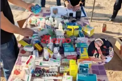 Entraron a controlar la feria del Siglo XIX y se toparon con algo que no debía estar ahí