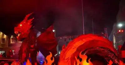 Río Gallegos eligió su carroza del año: los Dragones que se llevaron el premio mayor