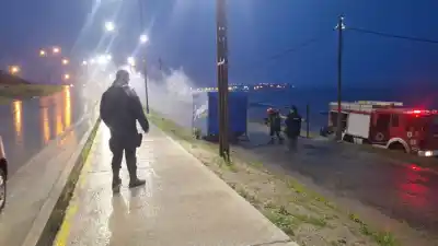 Se incendió el carro de comidas más famoso de la costa de Km. 4: qué encontraron adentro