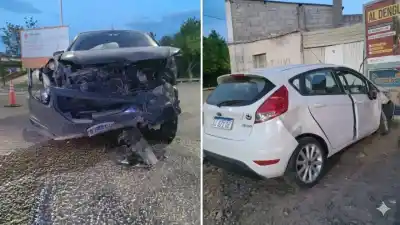 Iban a toda velocidad por Circunvalación y España: el golpe los dejó contra una pared