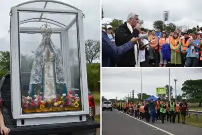 400.000 jóvenes caminan bajo la lluvia hacia Itatí: el detalle que nadie vio venir