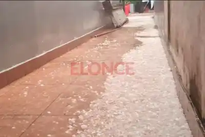 Paraná vivió tres minutos de granizo y ahora la alerta sube de nivel: qué zonas están en riesgo
