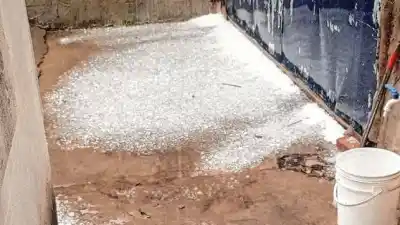 El cielo de Paraná se puso blanco en minutos: lo que cayó sorprendió a todos