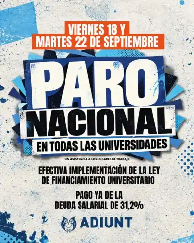 Sin oferta salarial, los gremios universitarios van a fondo: qué se define esta semana en Tucumán