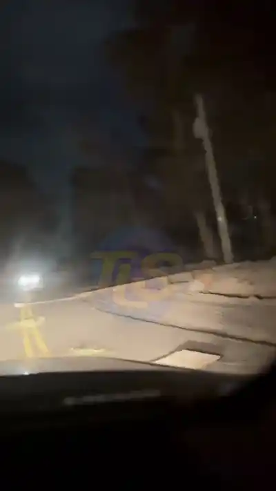 El viento les jugó una mala pasada en plena Quebrada: lo que una conductora encontró en el camino