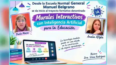 Docentes santiagueños probaron la IA en el aula: lo que crearon adentro del taller
