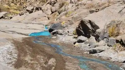 Entraron con camionetas al cauce del Arroyo Turquesa y dejaron un tendal de marcas