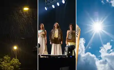 La FNE arranca con tormenta y termina con un calor que no da tregua: mirá día por día