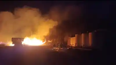 El Zonda les jugó en contra: el fuego avanzó sin control y estuvieron 5 horas para que no llegara a una casa