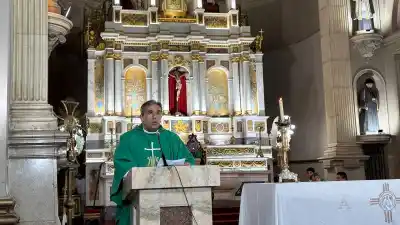 Un cura que fue peregrino y llegó en medio del dolor: ahora está al frente del Santuario de la Virgen del Valle