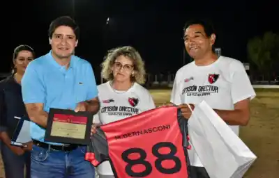 El club que vio nacer a Exequiel Palacios cumplió 88 años y estrenó obras: quién recibió el homenaje en su nombre