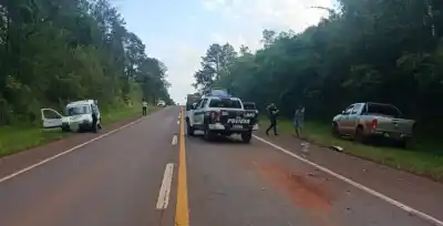 Tres vehículos chocaron en cadena sobre la Ruta 12 en Puerto Libertad: cómo se produjo el efecto dominó