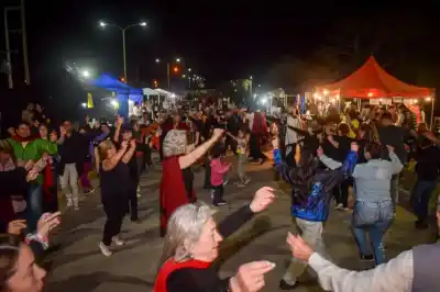 Merlo se llenó de fiesta: tres celebraciones y una plaza que fue el epicentro