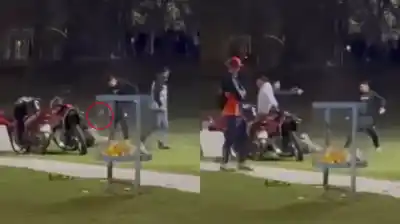 La pelea en Playa Bonita quedó filmada: lo que muestran las imágenes del joven baleado