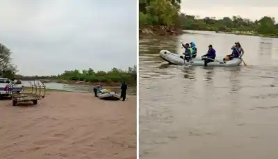 Estaba a la vera del río Juramento con otra persona: lo que pasó después nadie lo vio venir