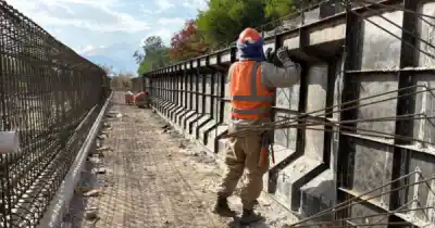 Avanzan las obras del nuevo puente en la zona oeste de Salta: lo que tendrá adentro sorprende