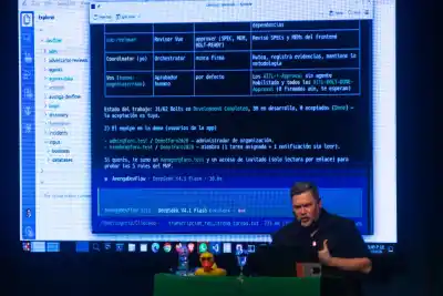 Traslasierra se metió de lleno en la inteligencia artificial: lo que se vio en el auditorio de Mina Clavero