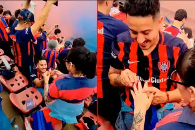 Ella pensó que iban a ver fútbol: lo que pasó en la tribuna la dejó sin palabras