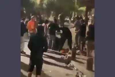 Beltrán: la fiesta terminó a los gritos, con familias corriendo y dos heridos de arma blanca