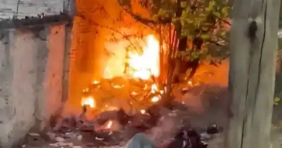 Un vecino habría provocado el incendio en Juan XXIII: la imagen que nadie esperaba ver