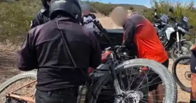 Salió a pedalear a los senderos de Chacras y la salida terminó con la UMAR en el lugar