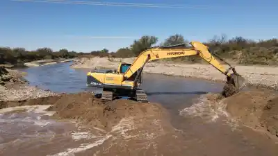 Obras clave en el río Conlara: el detalle que preocupa a los vecinos del norte de San Luis