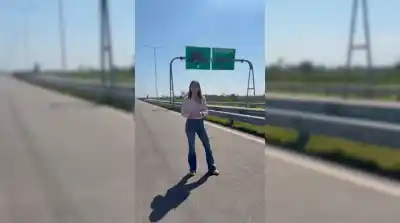 La marcospacense Marina Salzmann sale a la calle a juntar firmas por la Autopista Perón: qué pasó con la obra