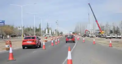 Acceso Sur: la obra que obliga a cambiar de carril y todavía no terminó