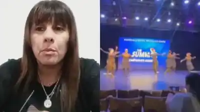 Una pantalla gigante se desplomó sobre las bailarinas en plena competencia y la profesora reveló qué encontraron detrás