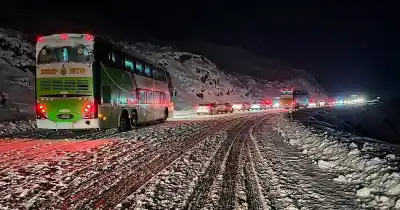 Salían de la nieve y quedaron atrapados en la montaña: la odisea de 90 sanjuaninos