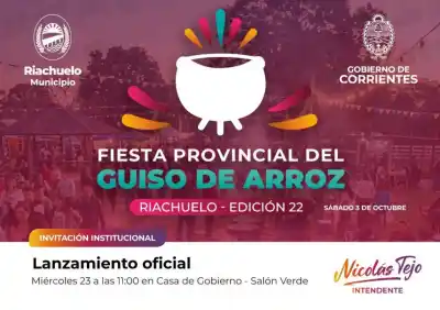 Riachuelo se prepara para su fiesta más convocante: qué se sabe del evento que reúne a toda la provincia