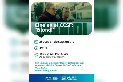Dolores Fonzi llega a San Francisco con una función que promete llenar el teatro