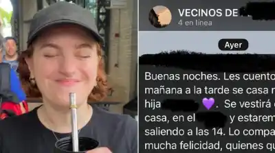 Un mensaje en el grupo de vecinos que desató una celebración inesperada