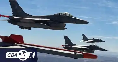 Seis cazas F-16 vuelan hacia Río Cuarto: el detalle que nadie esperaba en pleno viaje