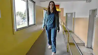 Creció entre los pasillos del hospital de Bariloche y hoy vuelve a formarse allí: quién es Azul