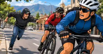 Lo esperaron en plena calle con un machete: no se conformó con las bicicletas y ahora pagará caro